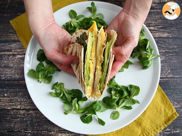 Grillad wrap i brunchstil - Tortilla Wrap Hack - foto 3