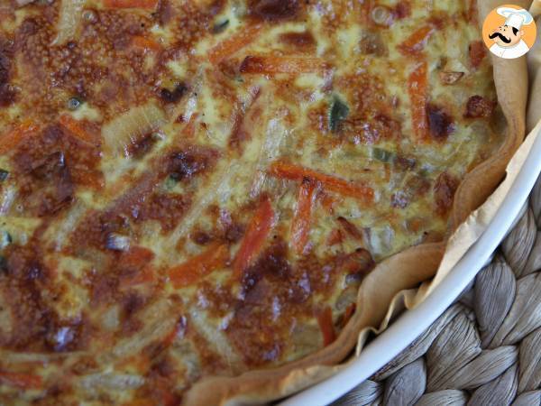 Grönsaks- och baconquiche som alla kommer att älska! - foto 2