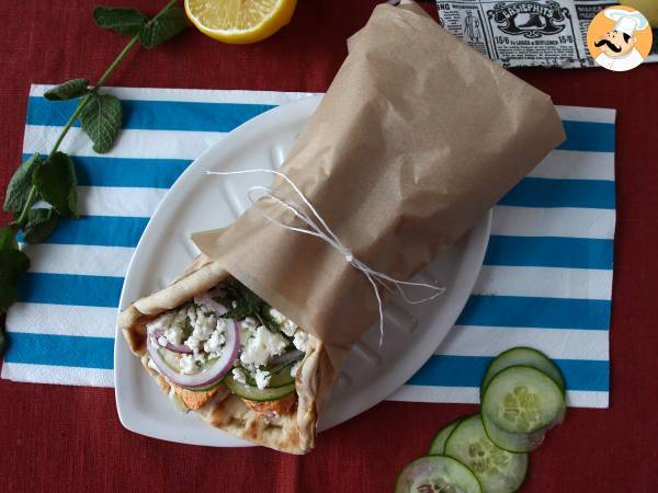 Gyros med lax, den perfekta grekiska fiskmackan för sommaren! - foto 3