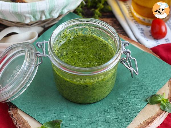 Hemlagad grön pesto - pesto alla genovese - foto 5