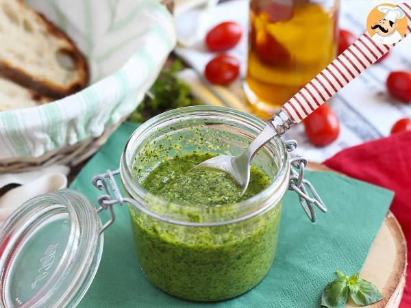 Hemlagad grön pesto - pesto alla genovese - foto 6