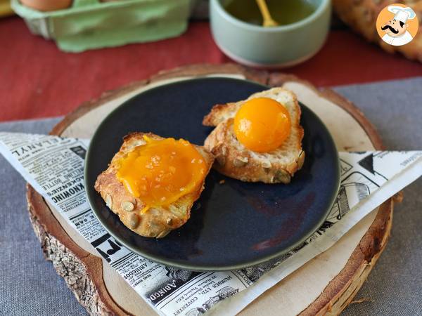 Kanderade äggulor att breda med Air Fryer