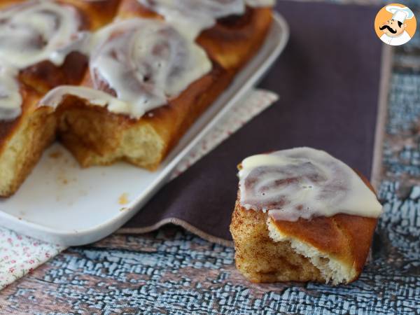 Kanelbullar, brioche med kanel och vaniljglasyr - foto 4