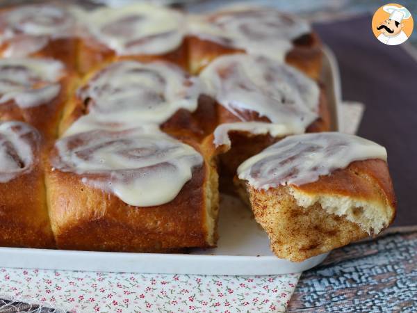 Kanelbullar, brioche med kanel och vaniljglasyr - foto 8