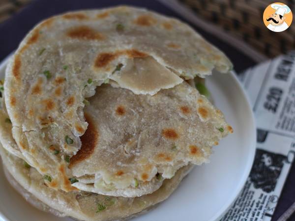 Kinesiska pannkakor med salladslök - Scallionpannkakor - foto 2