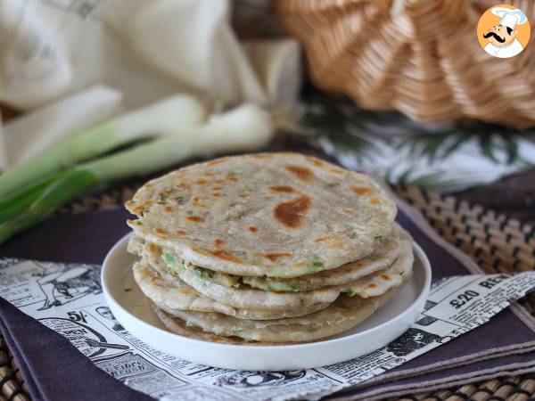 Kinesiska pannkakor med salladslök - Scallionpannkakor - foto 3