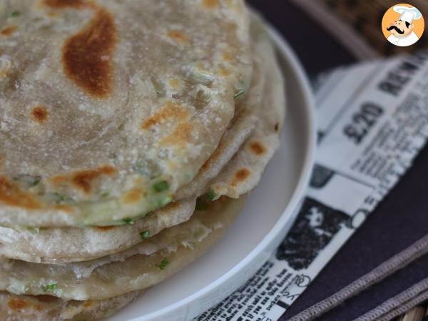 Kinesiska pannkakor med salladslök - Scallionpannkakor - foto 4