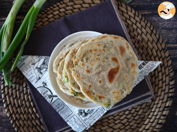 Kinesiska pannkakor med salladslök - Scallionpannkakor - foto 5