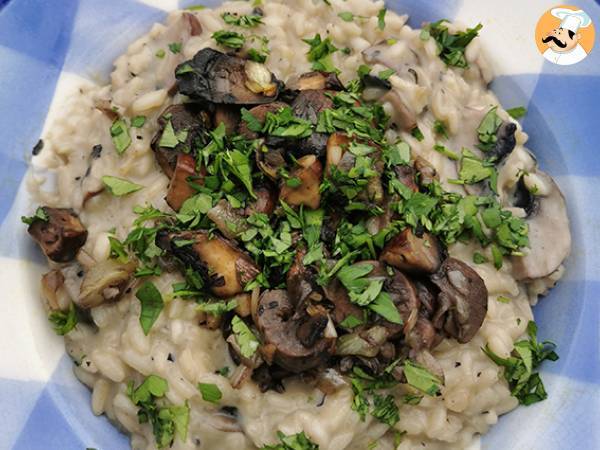 Krämig risotto med svamp