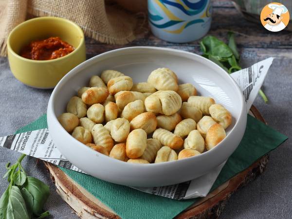 Krispig, mjuk gnocchi med Air fryer, klar på bara 10 minuter!