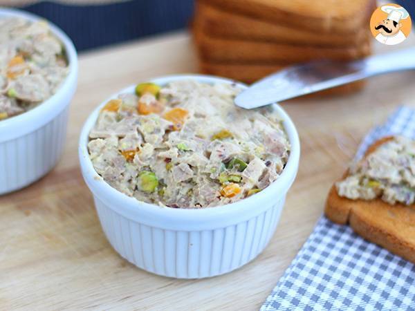 Kycklingrillettes med pistaschsenap