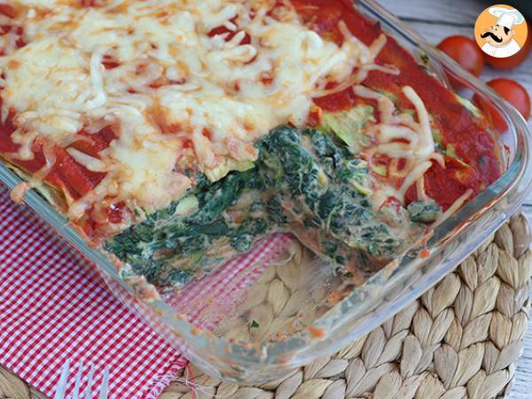 Lasagne med zucchini och spenat - foto 4