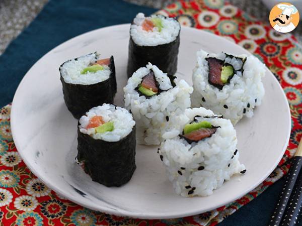 Makis med rökt lax och avokado - foto 4