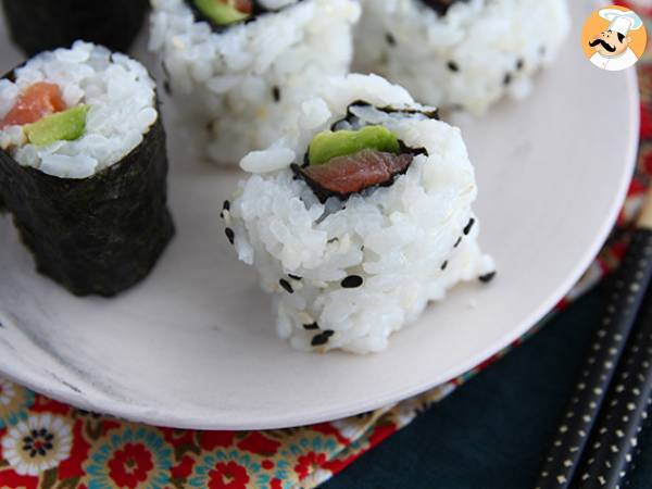 Makis med rökt lax och avokado - foto 5