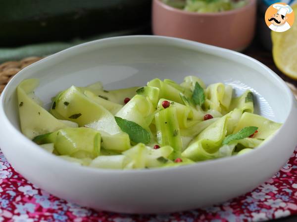 Marinerade zucchini, den perfekta grönsakscarpaccio för sommaren! - foto 3