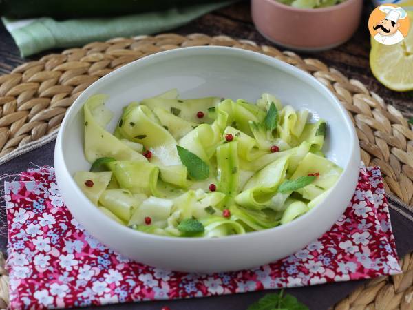 Marinerade zucchini, den perfekta grönsakscarpaccio för sommaren! - foto 4