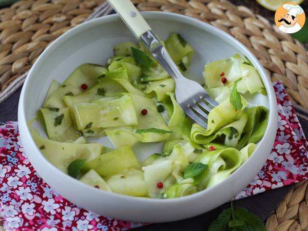 Marinerade zucchini, den perfekta grönsakscarpaccio för sommaren! - foto 5