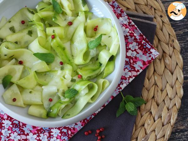 Marinerade zucchini, den perfekta grönsakscarpaccio för sommaren! - foto 6