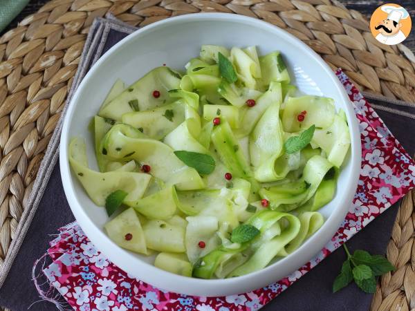 Marinerade zucchini, den perfekta grönsakscarpaccio för sommaren! - foto 7