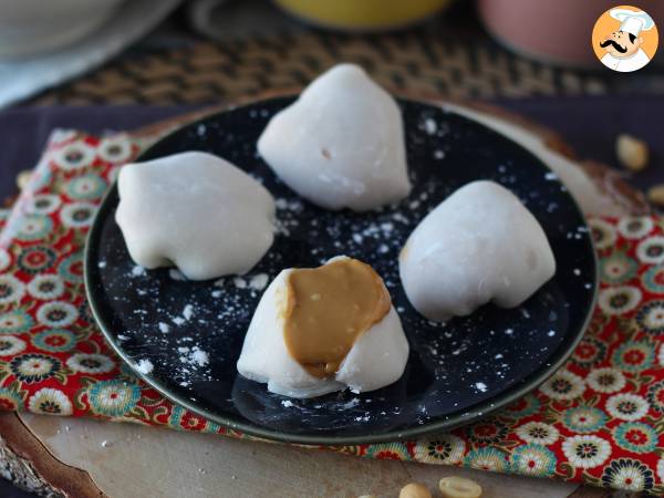 Mochis med jordnötssmör