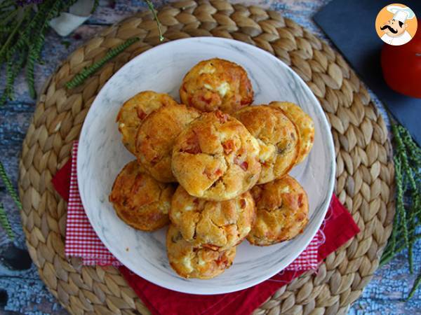 Muffins med tonfisk, tomat och fetaost - foto 2