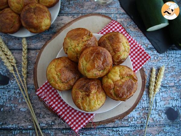 Muffins med zucchini och getost - foto 2