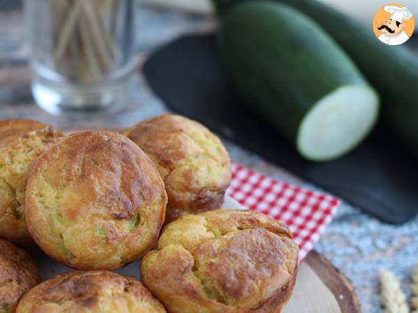 Muffins med zucchini och getost - foto 3