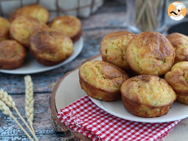 Muffins med zucchini och getost - foto 5