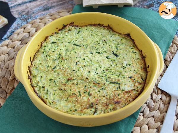 Omelett med zucchini och quinoa