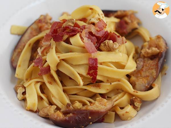 Pasta med fikon och pancetta - foto 2