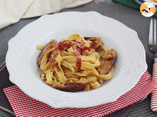 Pasta med fikon och pancetta - foto 3