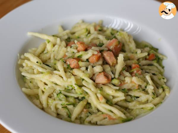 Pasta med lax och zucchini - foto 2