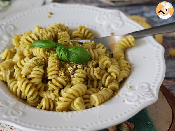 Pasta med pistagepesto, ett gott och enkelt recept - foto 2