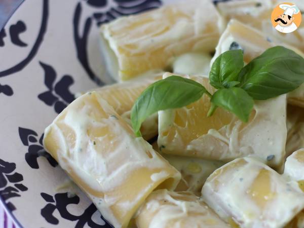 Pasta med ricottakräm och basilika - foto 3