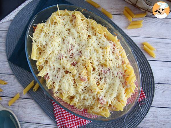 Pastagratäng med skinka och ost - foto 3