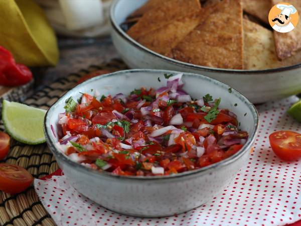 Pico de gallo och hemlagade tortillachips - foto 3