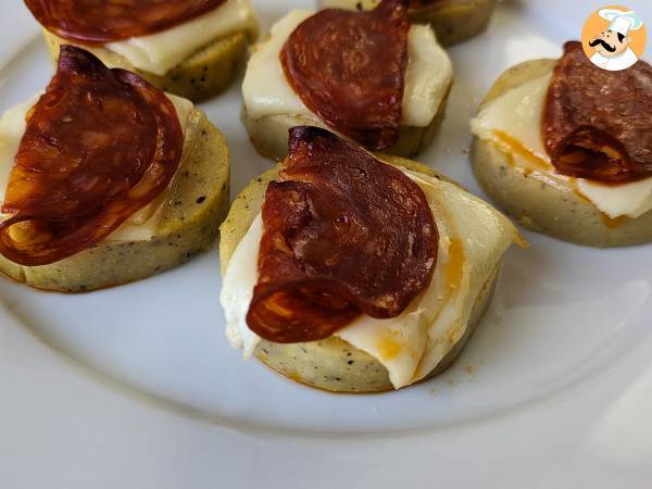 Polenta crostini med scamorzaost och pepperoni - foto 2