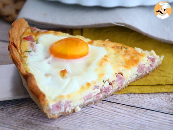 Quiche med ägg och skinka - foto 3