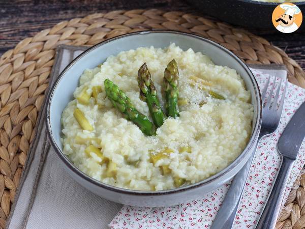 Risotto med grön sparris och parmesan - foto 3