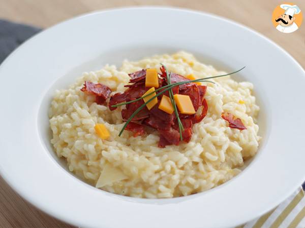 Risotto med ost och chorizo - foto 2