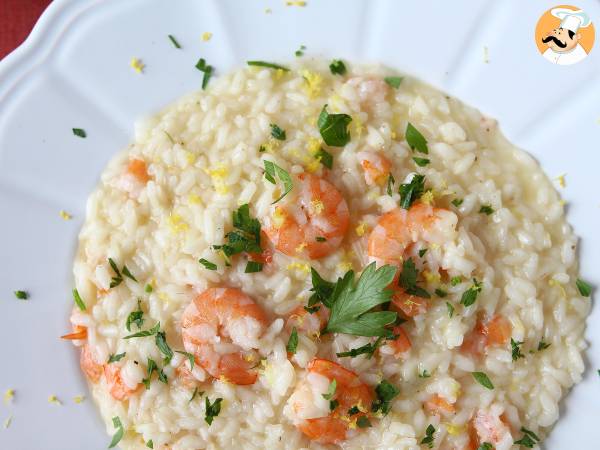 Risotto med räkor och citron, en elegant och enkel rätt att förbereda - foto 4