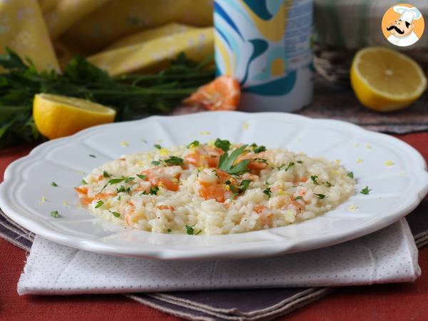 Risotto med räkor och citron, en elegant och enkel rätt att förbereda - foto 5