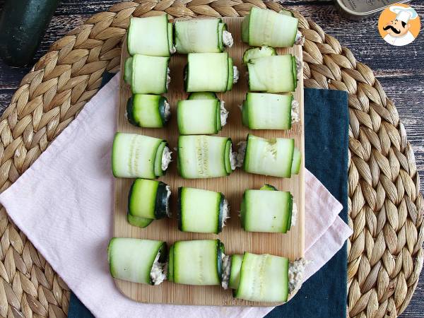 Rullar med zucchini och sardiner