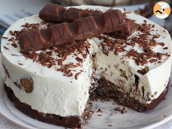 Sagolik Kinder Bueno cheesecake utan bakning - foto 3