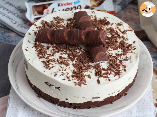 Sagolik Kinder Bueno cheesecake utan bakning - foto 4