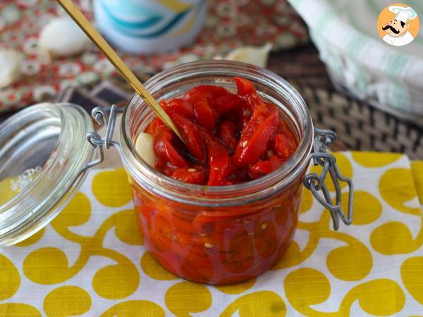 Sallad med rostad paprika i luftfritös