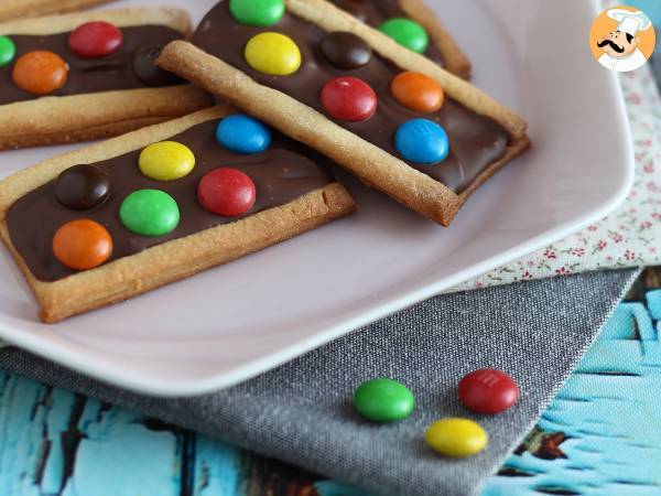 Shortbread kex med m&m's - foto 4