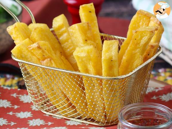 Skuldfri friterad polenta: krispig, gyllene och perfekt i Air Fryer!