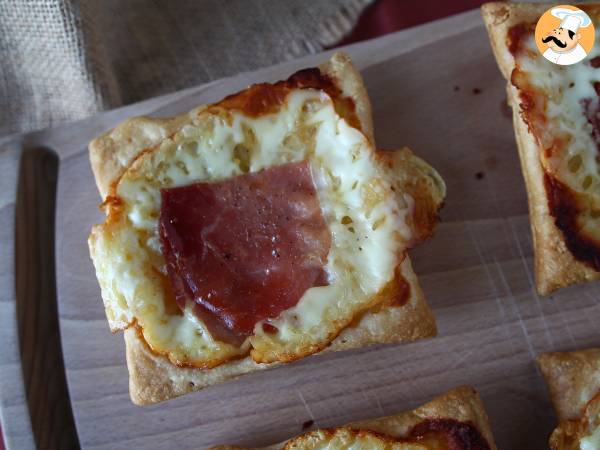 Små raclette-smakande tarteletter tatin i individuella portioner - foto 5