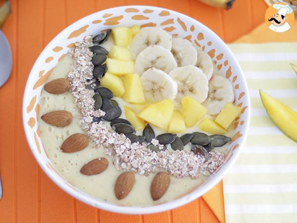 Smoothie bowl med mango och banan - foto 2